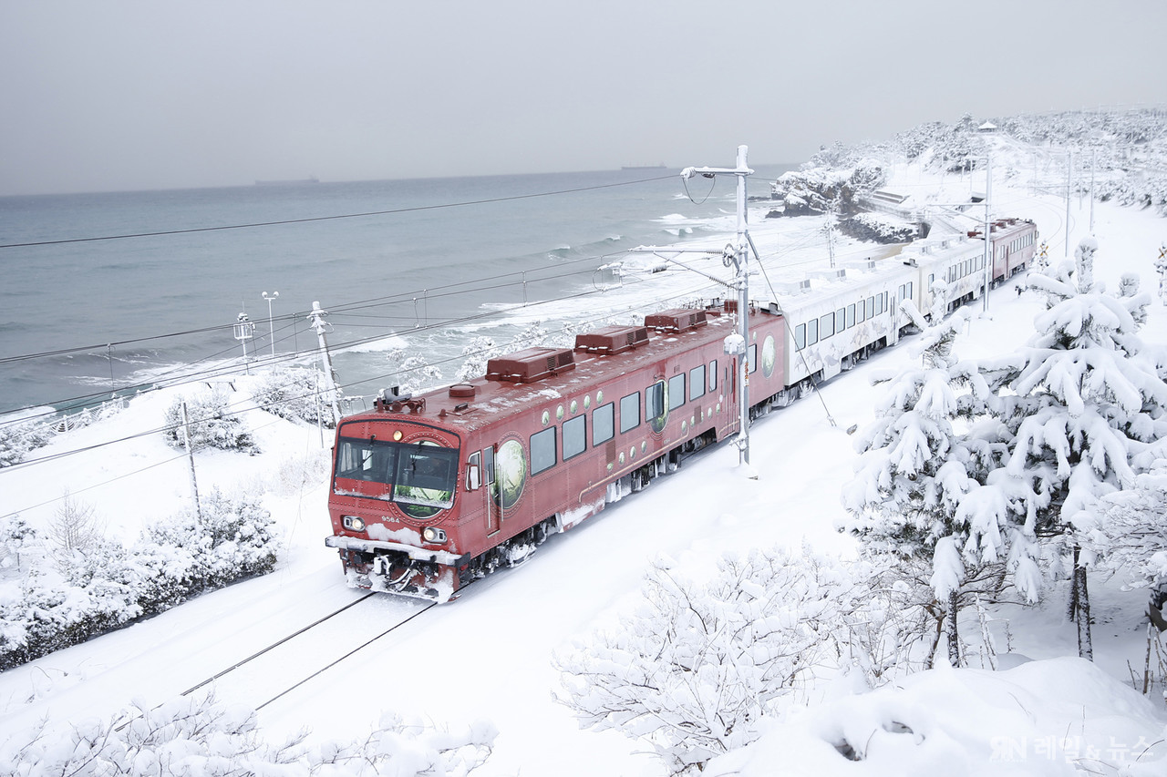 영동선(동해시) 겨울바다열차
